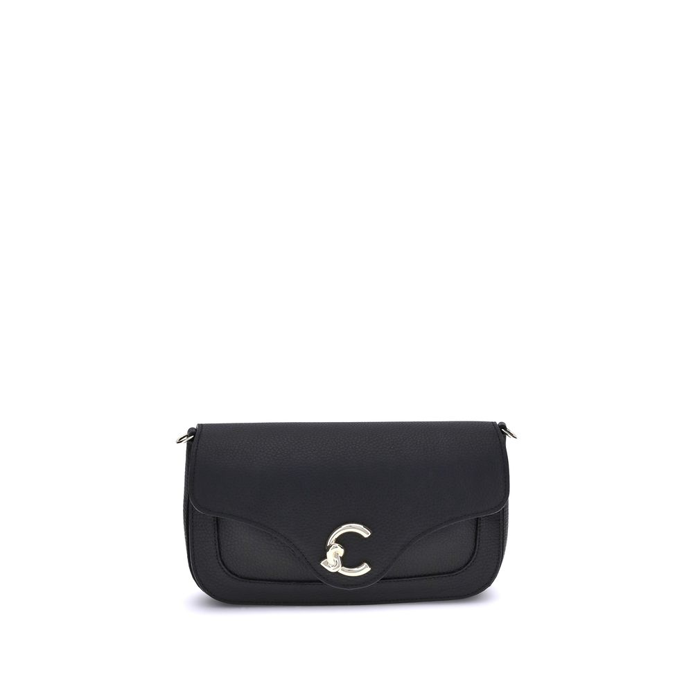 Coccinelle Black Calf Leather Bos Taurus Shoulder Bag Coccinelle