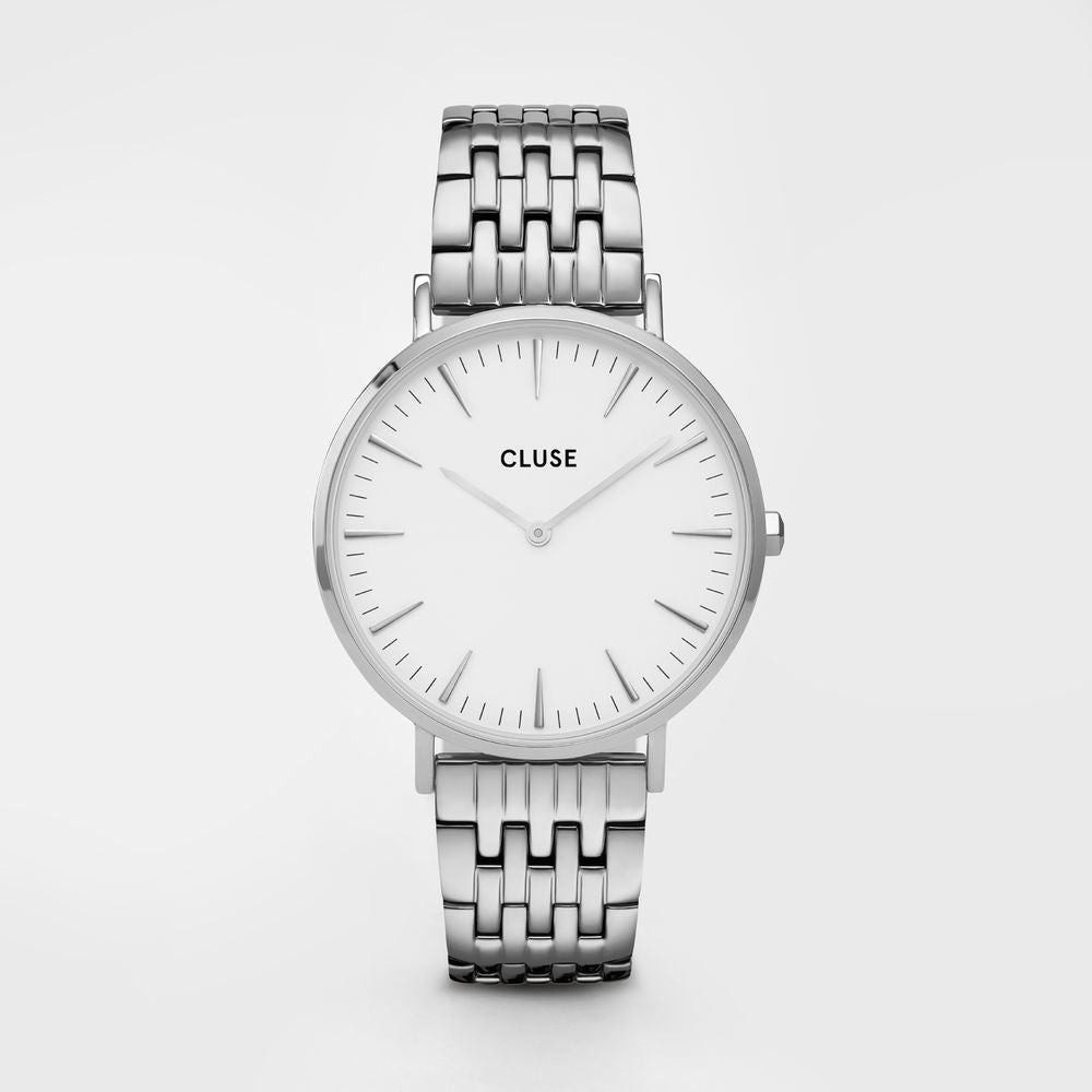Cluse Silver Stainless Steel Dress Watch Cluse