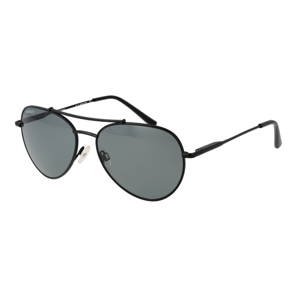 Serengeti Black Metal Sunglasses Serengeti