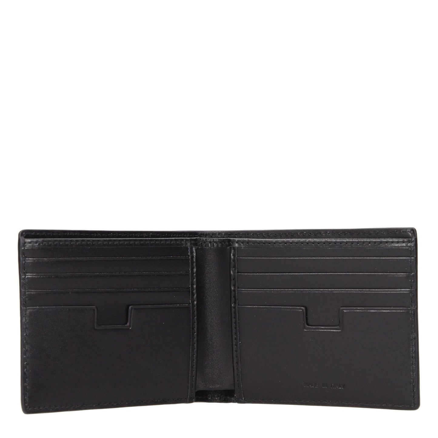 Testoni Black Leather Wallet Testoni
