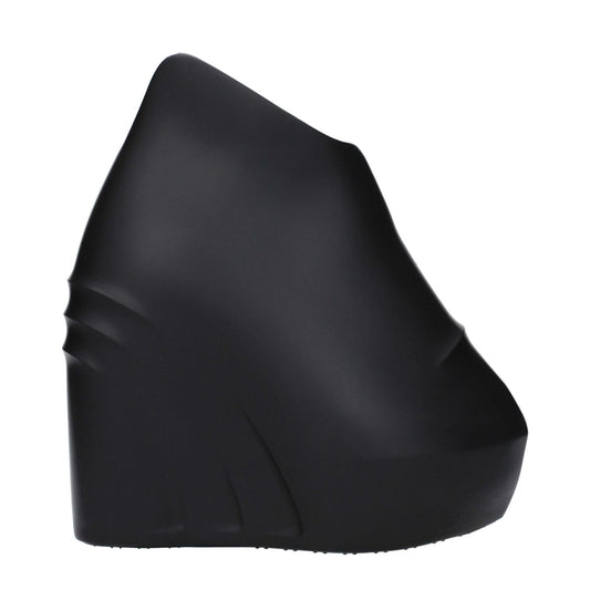 Givenchy Black Cotton Wedge Sandals Givenchy