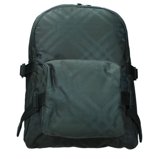 Burberry Green Fabric Backpack Burberry