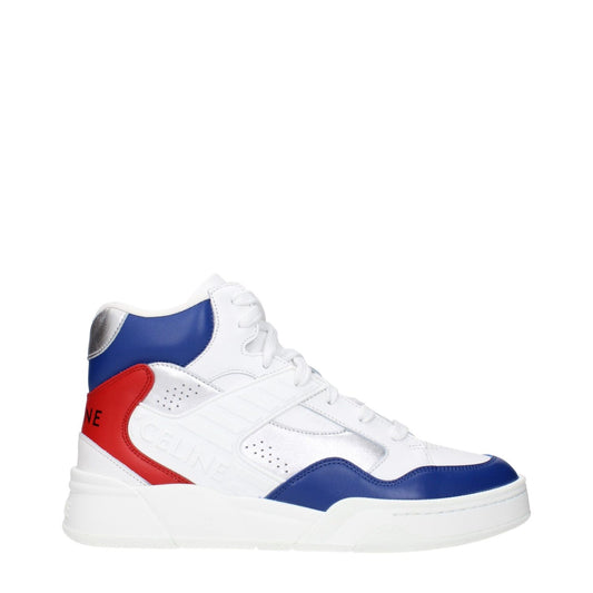 Celine White Leather Athletic Sneakers 1728,75667636384,Athletic - Sneakers - Shoes,Celine,EU39/US6,EU40/US7,EU41/US8,EU44/US11,Men,New with tags,Shoes,Sneakers - Shoes,White