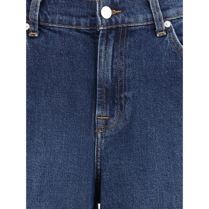 7FOR Blue Cotton Jeans Denim 7FOR