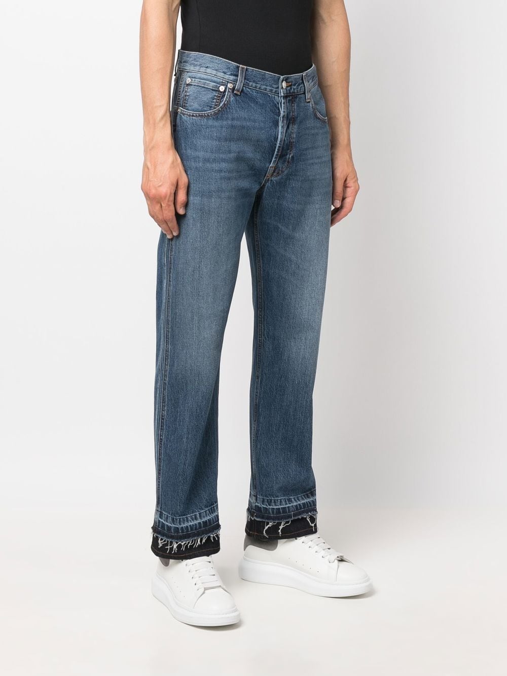 Alexander Mcqueen straight-leg cropped jeans Jeans Alexander Mcqueen