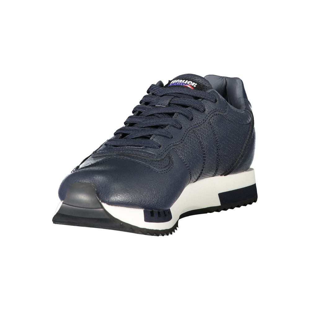 Blauer Blue Polyurethane Men's Sneaker