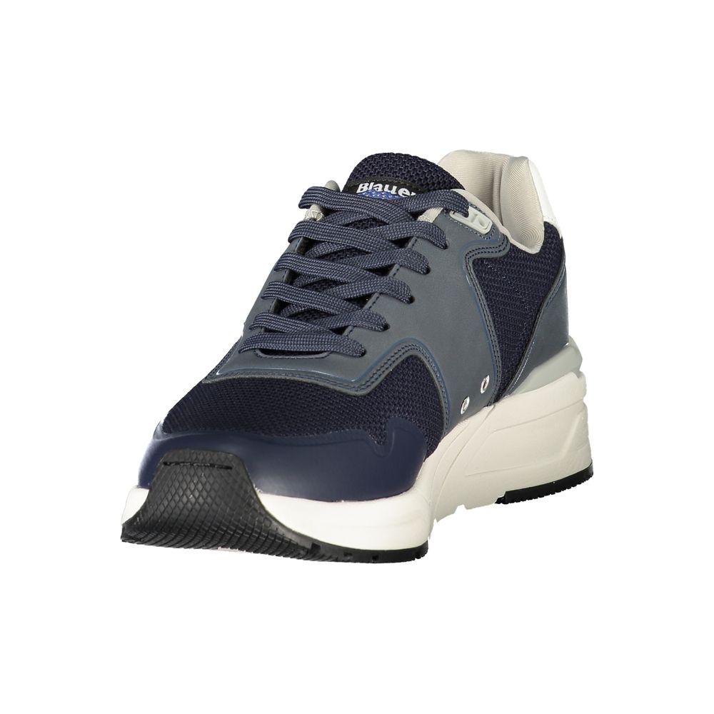 Blauer Blu Polyester Men Sneaker