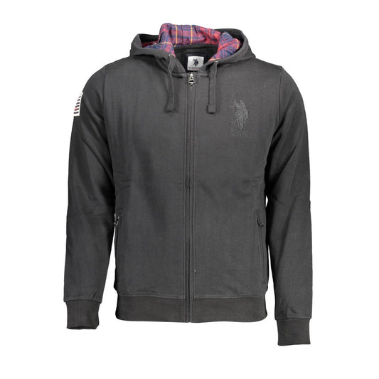 U.S. POLO ASSN. Black Cotton Men's Sweatshirt