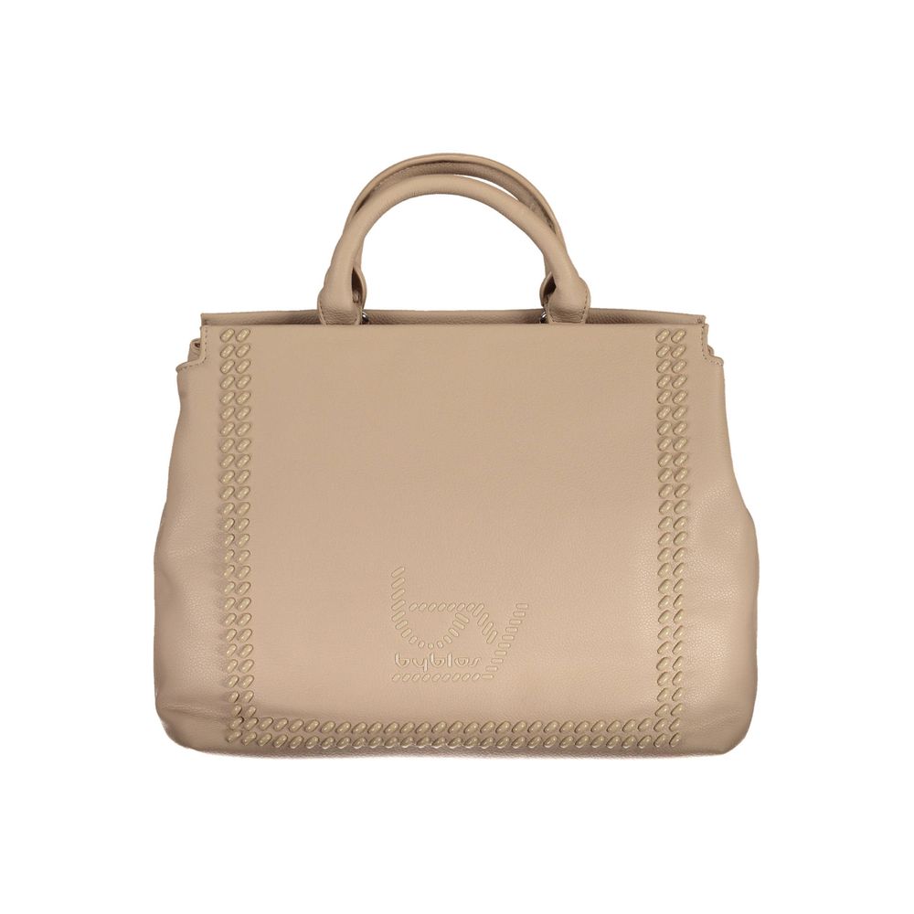 BYBLOS Beige Polyurethane Women Handbag 1728,67403481248,Bags,Beige,BYBLOS,Handbags - Bags,New with tags,Women
