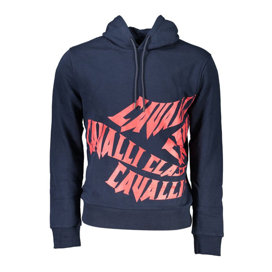 Cavalli Class Blue Cotton Men's Sweatshirt