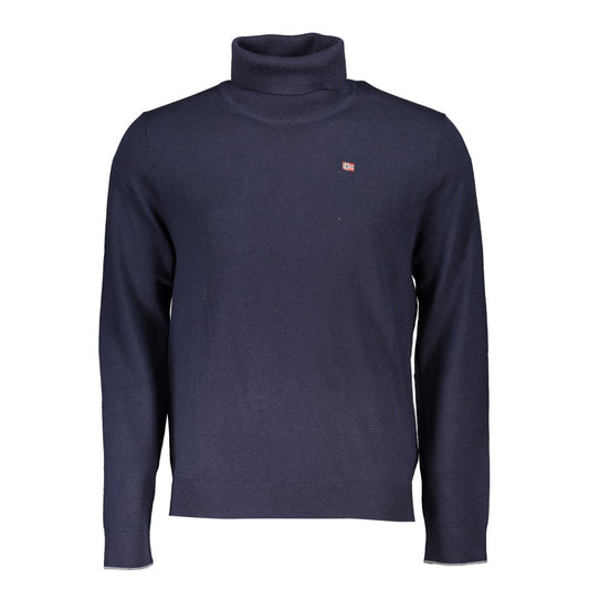 Napapijri Blue Tessuto Men Sweater