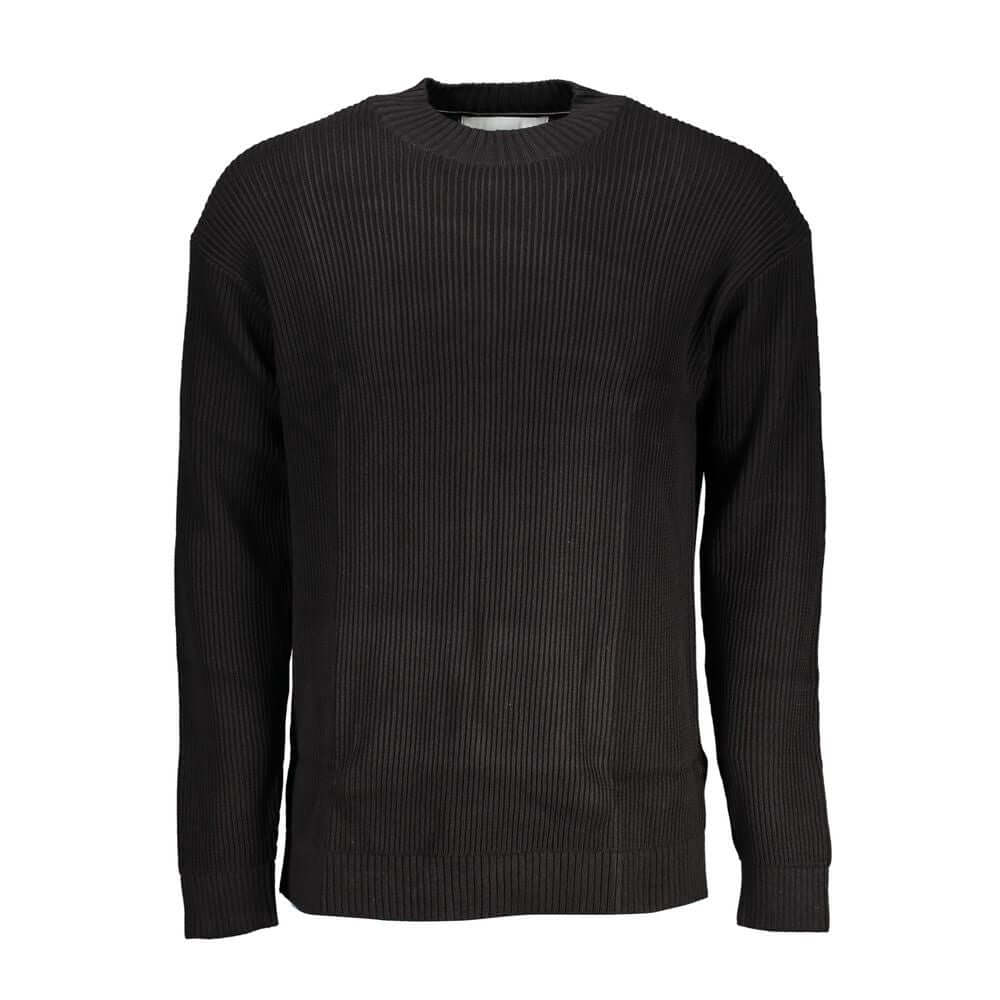 Calvin Klein Black Cotton Men Sweater