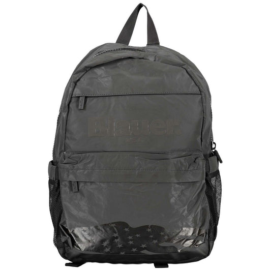 Blauer Black Polyester Backpack Blauer