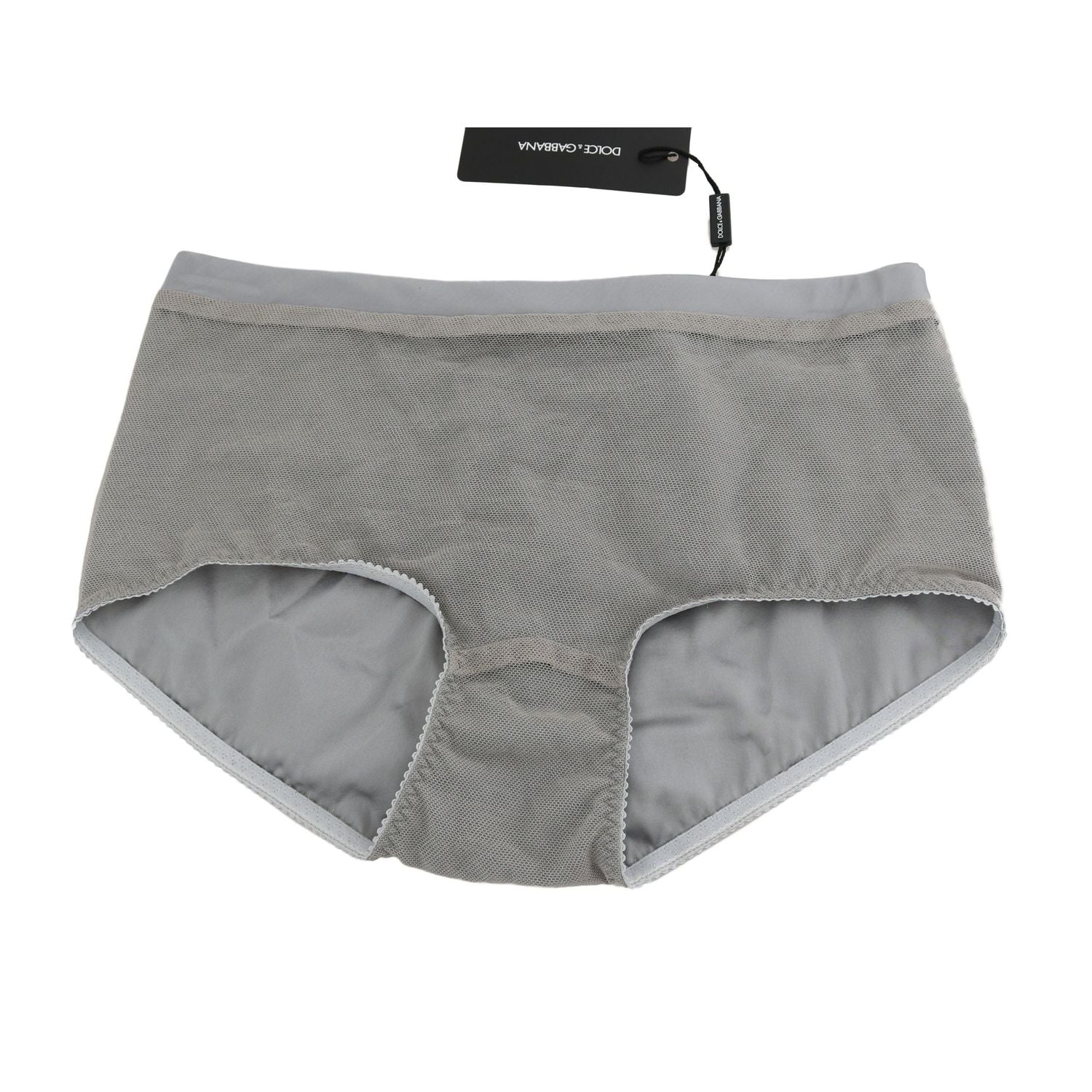 Dolce & Gabbana Underwear Silver With Net Silk Bottoms