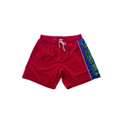 Iceberg Red Polyester Men Swim Short Iceberg