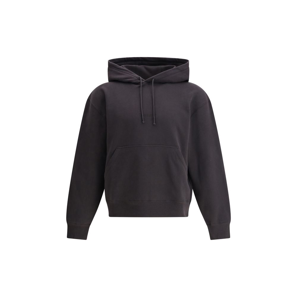 Saint Laurent Black Cotton Sweatshirt