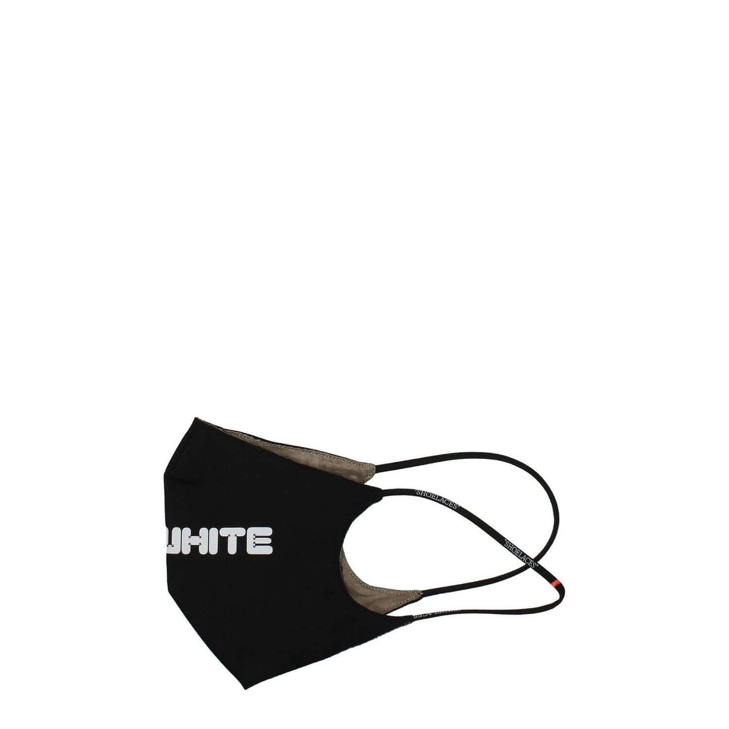 Off-White Black Cotton Facemask Off-White