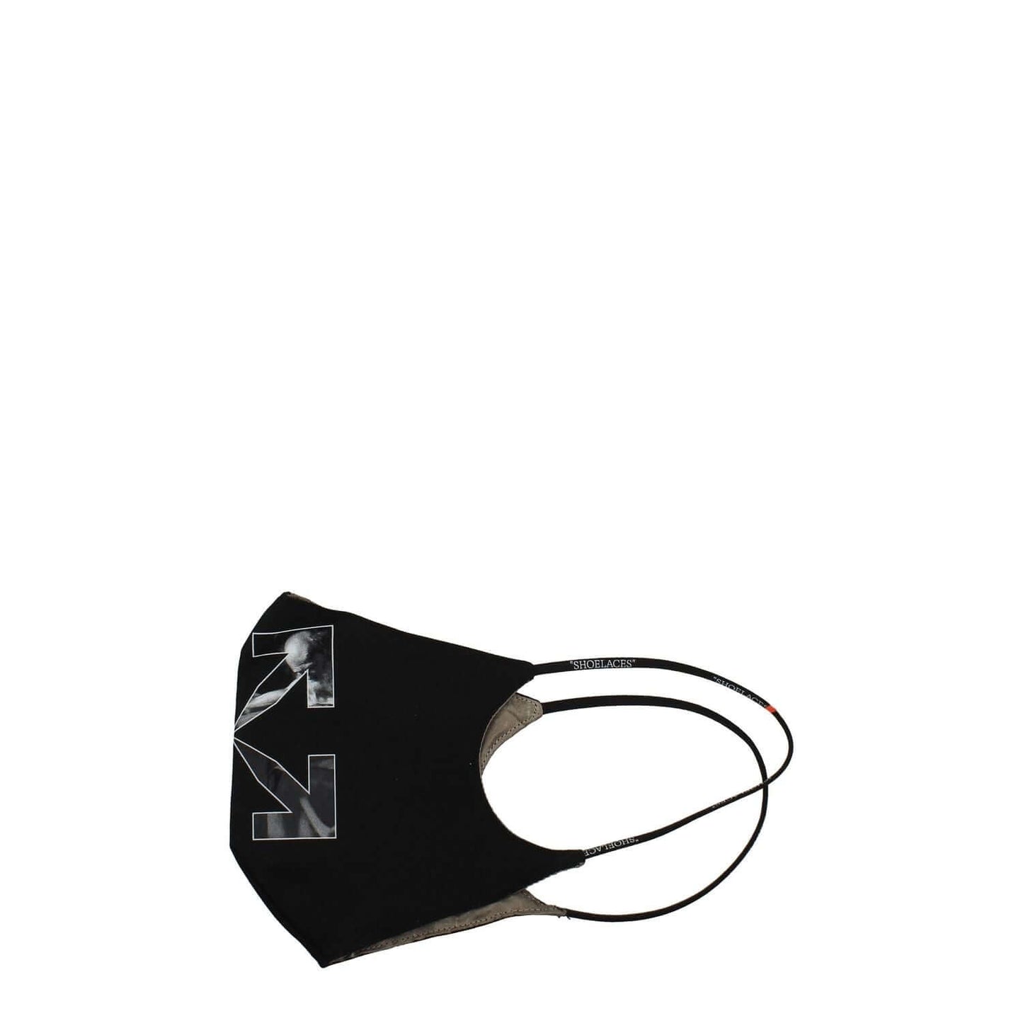 Off-White Black Cotton Facemask Off-White