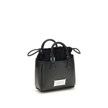 Margiela Black Calf Leather Bos Taurus Shoulder Bag Margiela