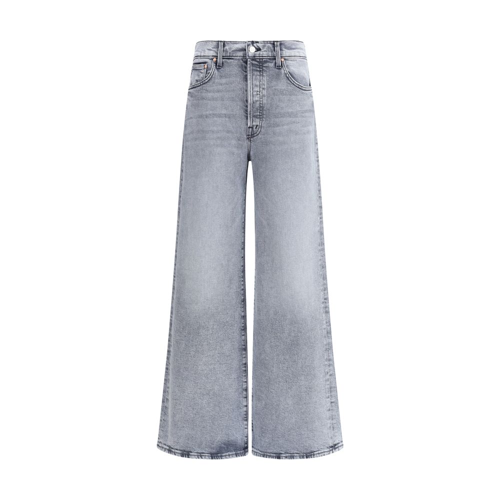 Mother Denim Gray Cotton Jeans Denim