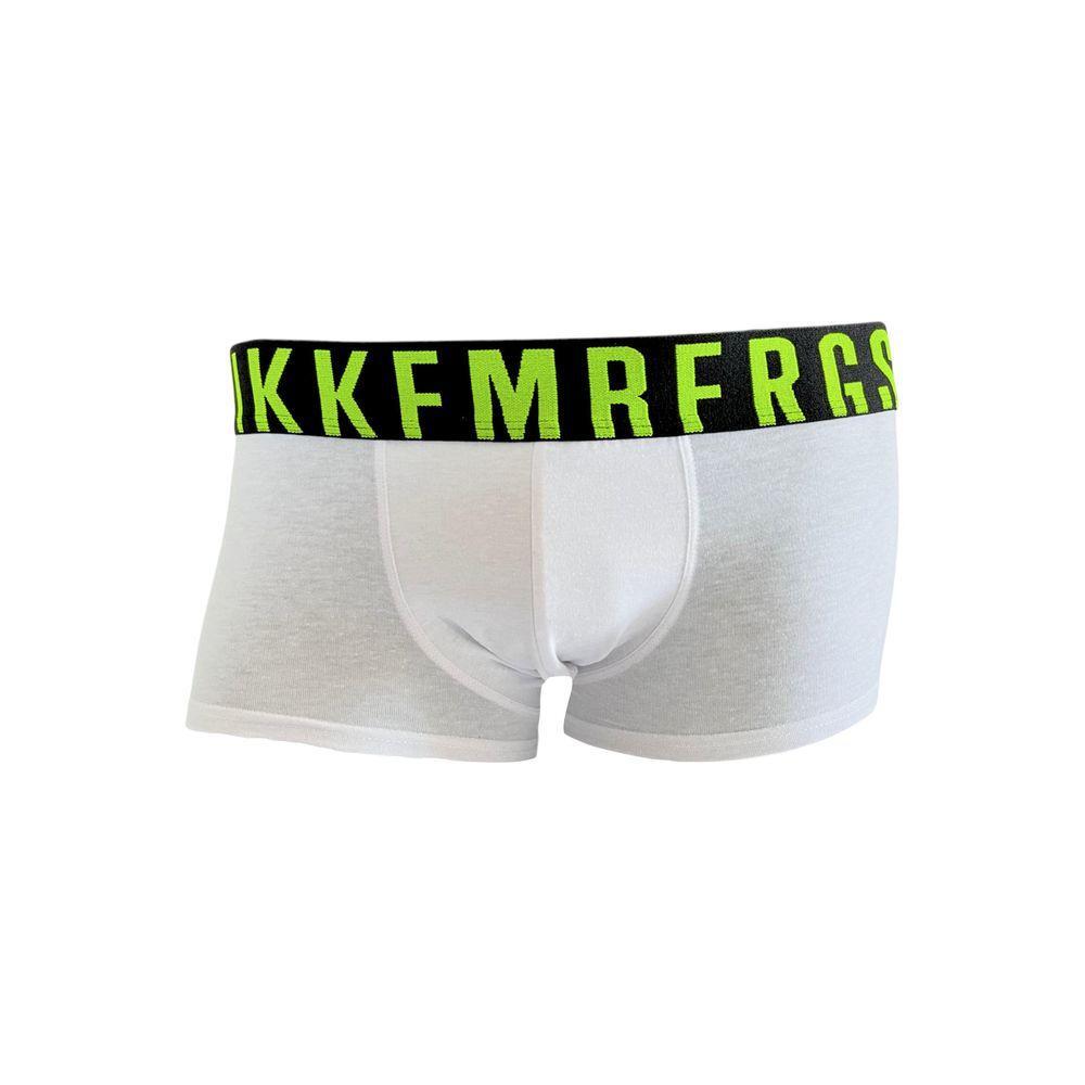 Bikkembergs White Cotton Men Boxer Bikkembergs