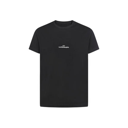 Margiela Black Cotton T-Shirt Margiela