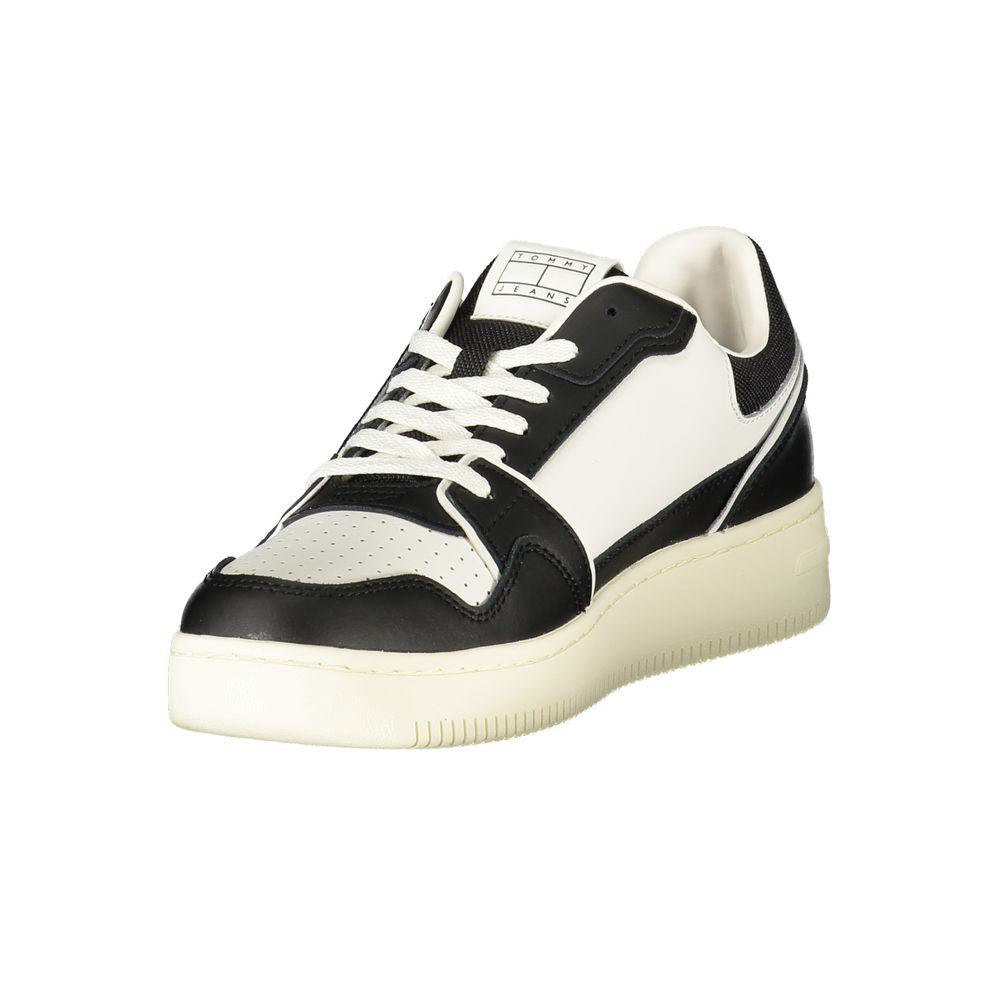 Tommy Hilfiger Black Polyurethane Men Sneaker