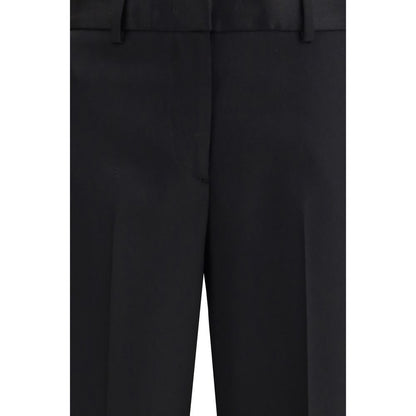 Lardini Black Wool Oves Aries Pants
