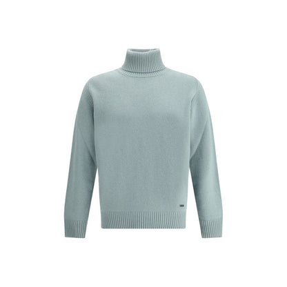 Brooksfield Bicolor Fleece Wool Turtleneck