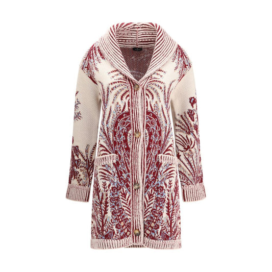 Etro Multicolor Wool Cardigan Etro
