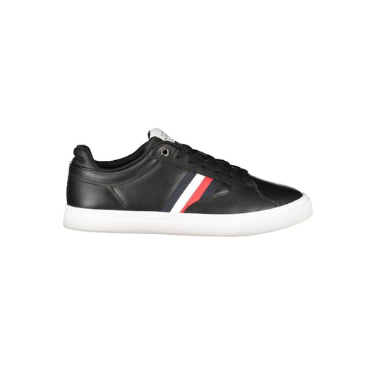 Tommy Hilfiger Black Polyester Men Sneaker