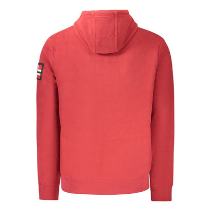 Norway 1963 Red Polyester Men's Hooded Sweatshirt