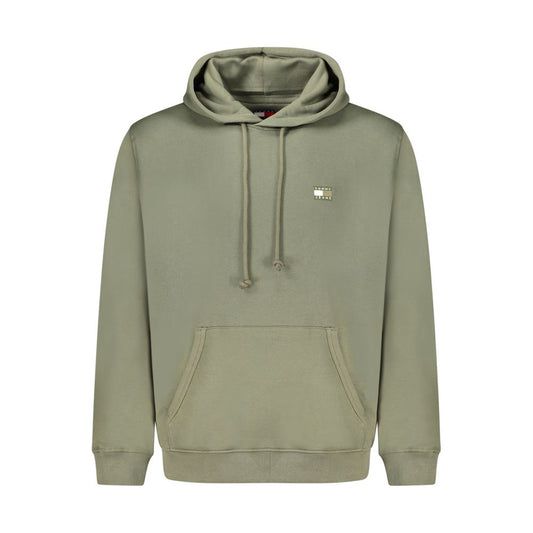 Tommy Hilfiger Verde Cotton Men's Sweatshirt Hoodie