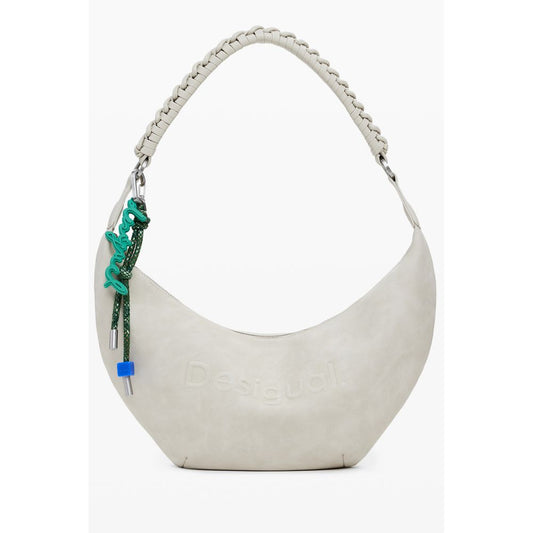 Desigual Beige Polyurethane Women's Handbag 1728,67403481248,Bags,Beige,Desigual,Handbags - Bags,New with tags,Women