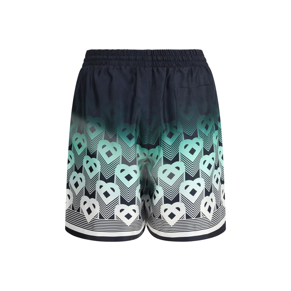 Casablanca Multicolor Silk Bermuda Shorts Casablanca