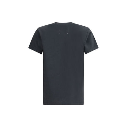 Margiela Black Cotton T-Shirt Margiela