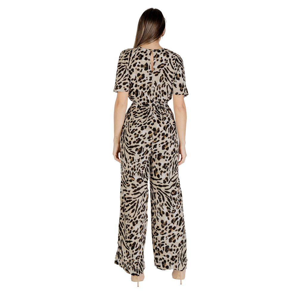 ICHI Beige Viscose Jumpsuit 1728,71956299936,Beige,Clothing,ICHI,IT38|XS,IT40|S,IT44|L,Jumpsuits - Clothing,Jumpsuits - Jumpsuits - Clothing,New with tags,Women