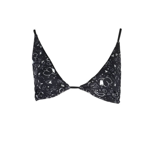 Karl Lagerfeld Black Polyamide Women Swimsuit
