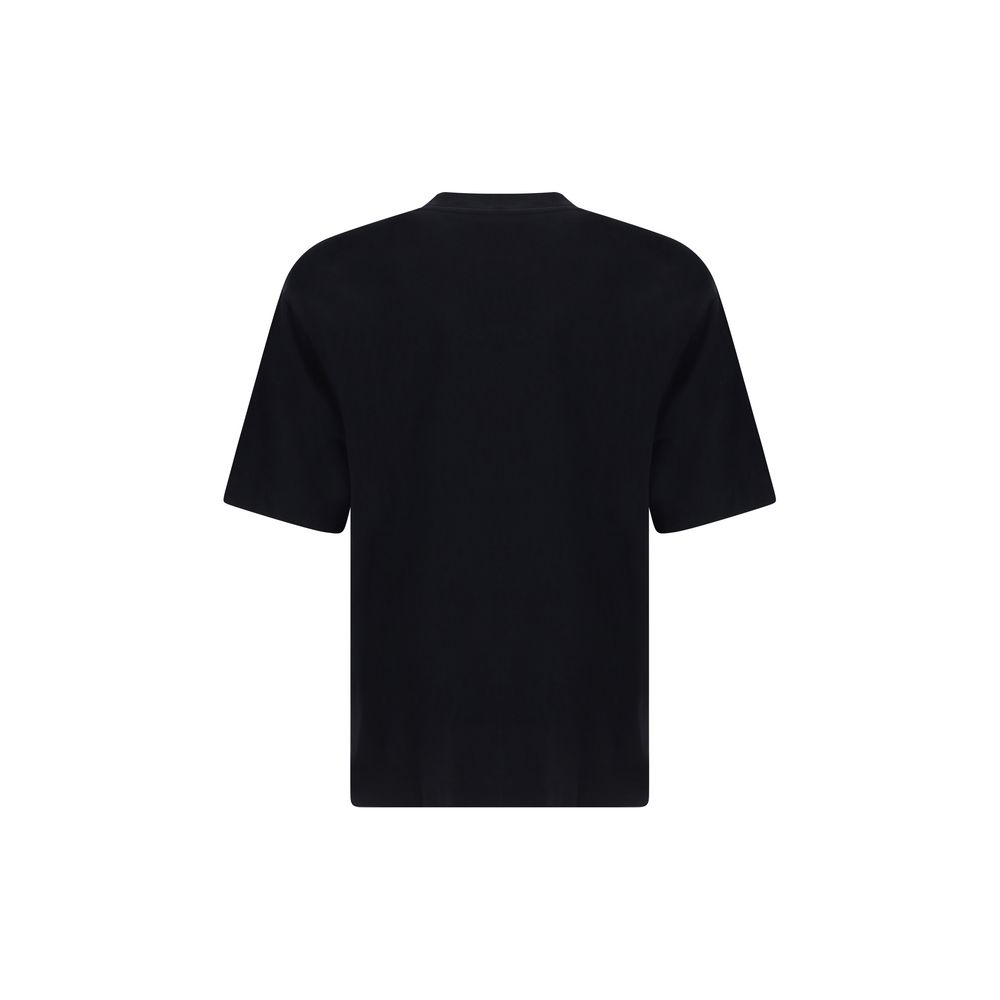 Off-White Black Cotton T-Shirt Off-White