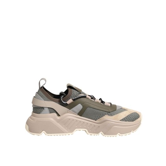 Dolce & Gabbana Multicolor Daymaster Low Top Sneakers Shoes 1728,67345645728,Chunky - Sneakers - Shoes,Dolce & Gabbana,EU41.5/US8.5,Low Tops - Sneakers - Shoes,Material: 05+10%CO+50%PL+20%VI+15lf,Men,Multicolor,Platform - Sneakers - Shoes,Preowned / Defec