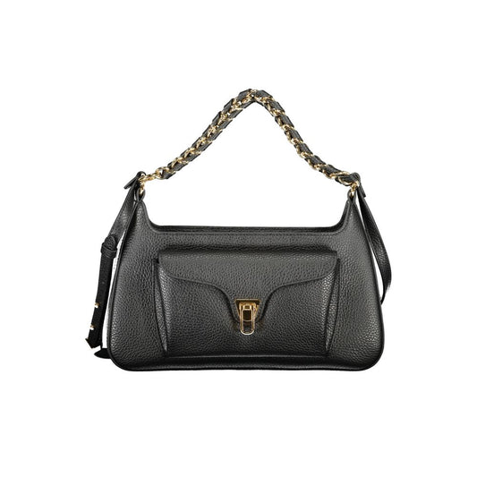 Coccinelle Nero Leather Women Handbag 1728,67403481248,Bags,Black,Coccinelle,Handbags - Bags,New with tags,Women