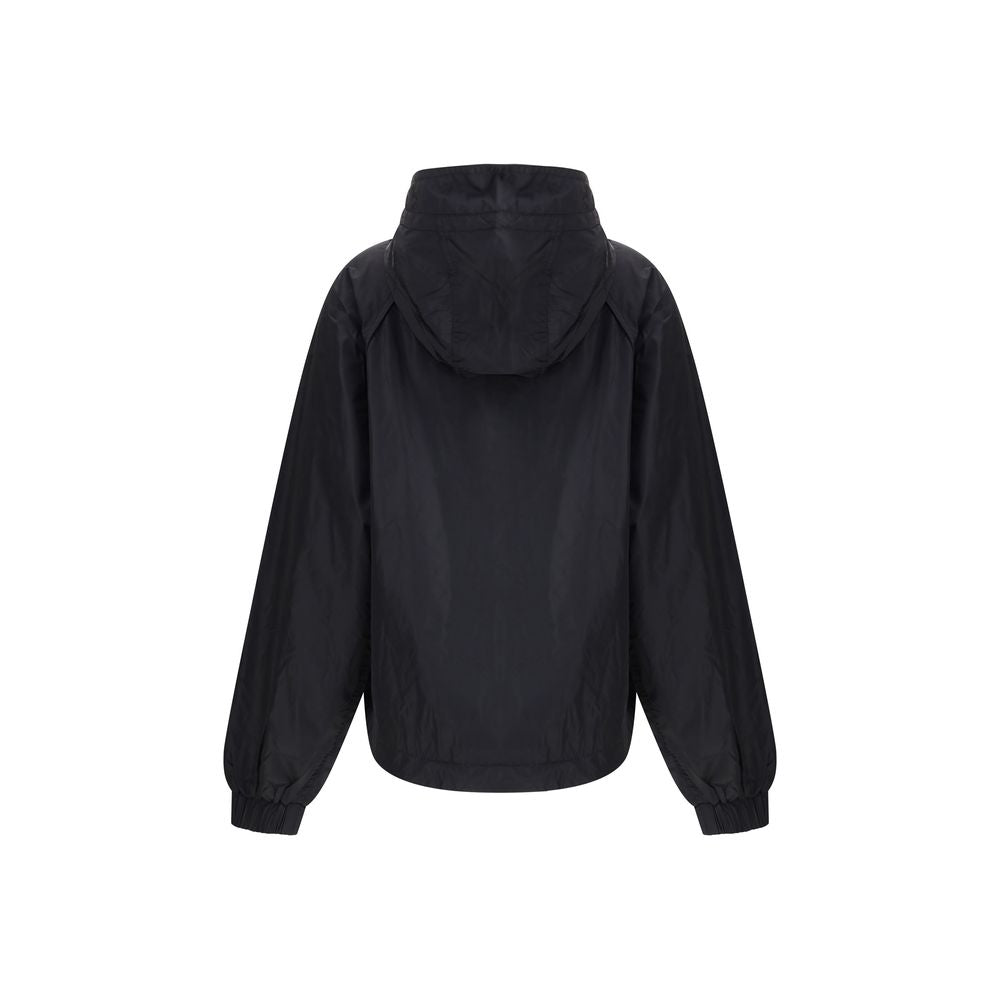 Ganni Black Nylon Shell Jacket 1728,72470364320,Black,Clothing,Ganni,Jackets & Coats - Clothing,L/XL,New with tags,S-M,Shell Jackets - Jackets & Coats - Clothing,Women