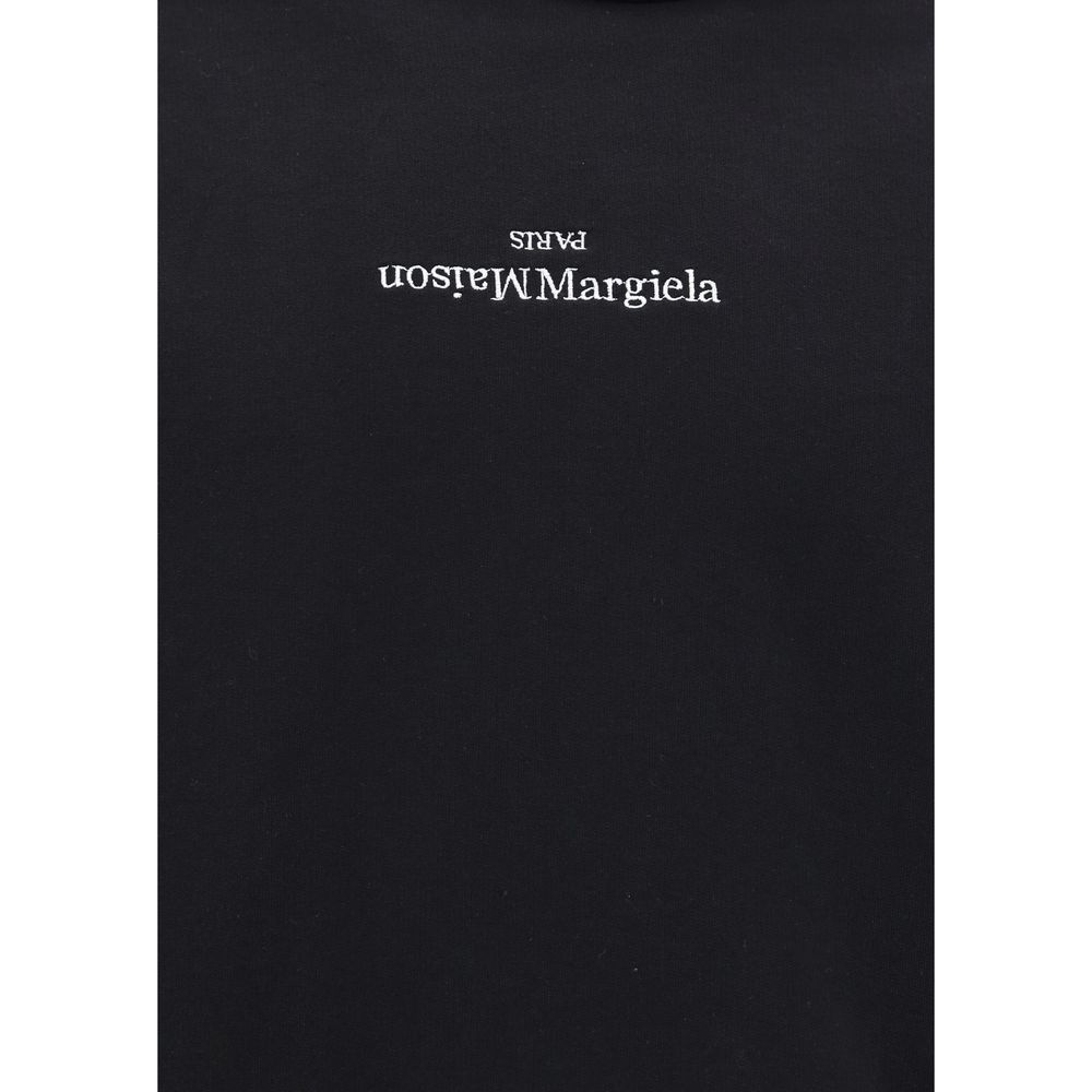 Margiela Black Cotton Sweatshirt