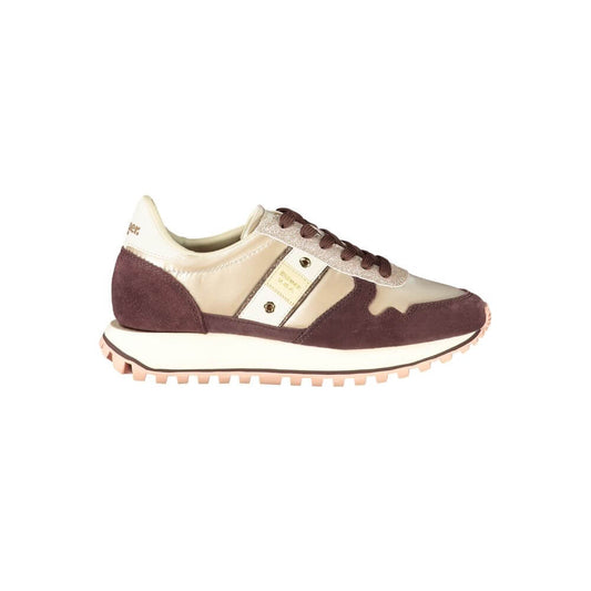 Blauer Beige Leather Women Sneaker 1728,67403481248,Athletic - Sneakers - Shoes,Beige,Blauer,EU38/US8,EU39/US9,EU40/US10,New with tags,Shoes,Sneakers - Shoes,Women
