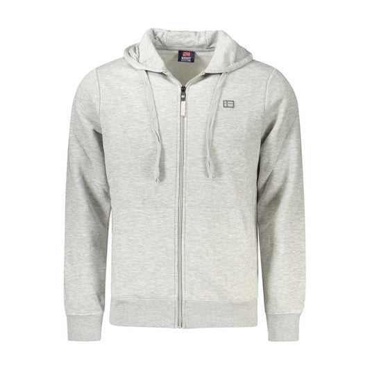 Norway 1963 Grigio Cotton Men's Hoodie