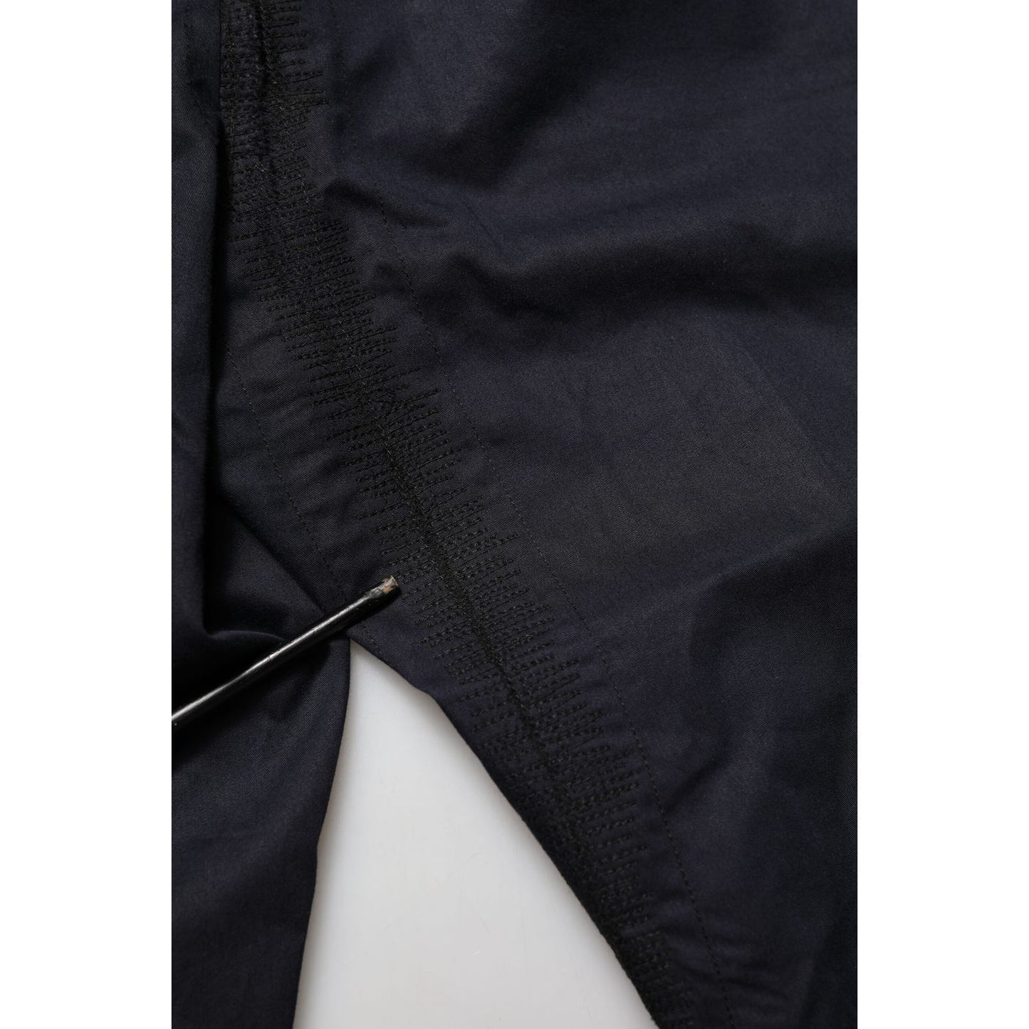 Dolce & Gabbana Black Mid Waist Drawstring Men Jogger Pants