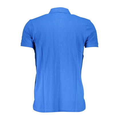 Gianmarco Venturi Blu Cotton Men Polo