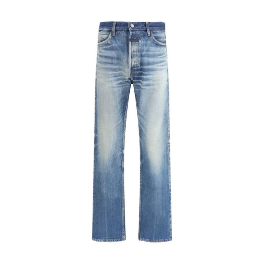 Fear Of God Blue Cotton Straight-Leg Jeans