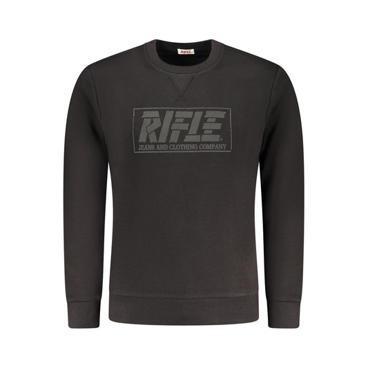 Rifle Black Cotton Men Sweatshirt 1728,67403481248,Black,Clothing,L,M,Men,New with tags,Rifle,Sweaters - Clothing,Sweatshirts - Sweaters - Clothing,XL,XXL