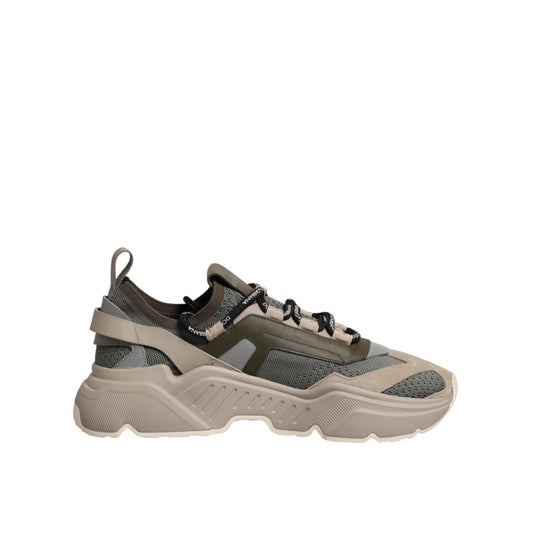 Dolce & Gabbana Multicolor Daymaster Low Top Sneakers Shoes 1728,67345645728,Chunky - Sneakers - Shoes,Dolce & Gabbana,EU41/US8,Low Tops - Sneakers - Shoes,Material: 05+10%CO+50%PL+20%VI+15lf,Men,Multicolor,Preowned / Defect,Shoes,Sneakers - Shoes